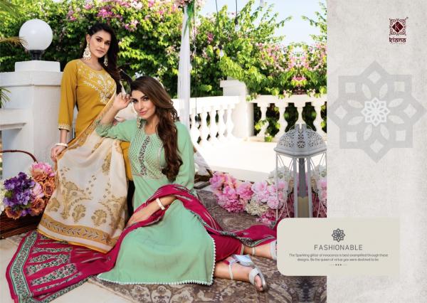 Kiana Ethnic city Viscose Embroidery Designer Readymade Suit